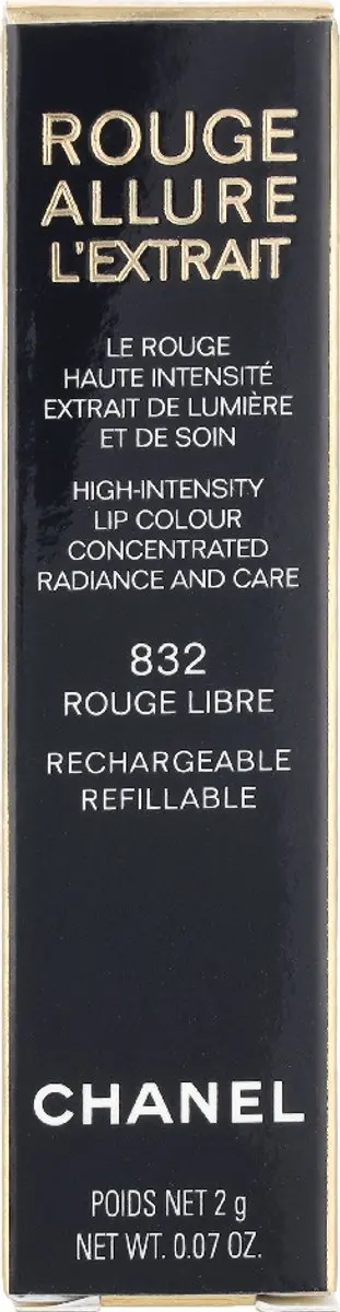 Chanel Rouge Allure L'Extrait Lipstick #Rouge Libre 832 - 2ml - Satijn