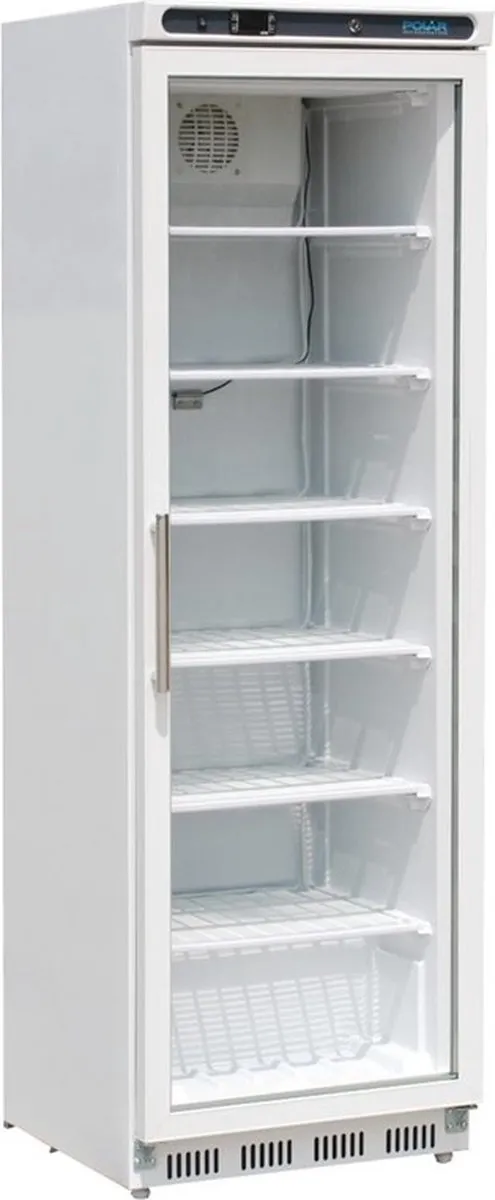 Polar C-serie display vriezer met glazen deur 365L