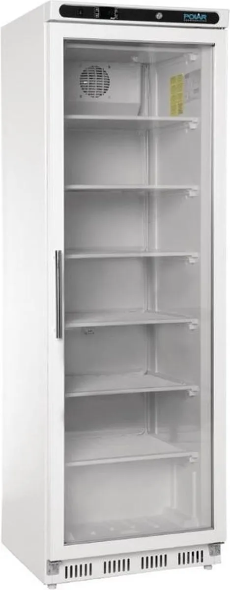 Polar C-serie display vriezer met glazen deur 365L