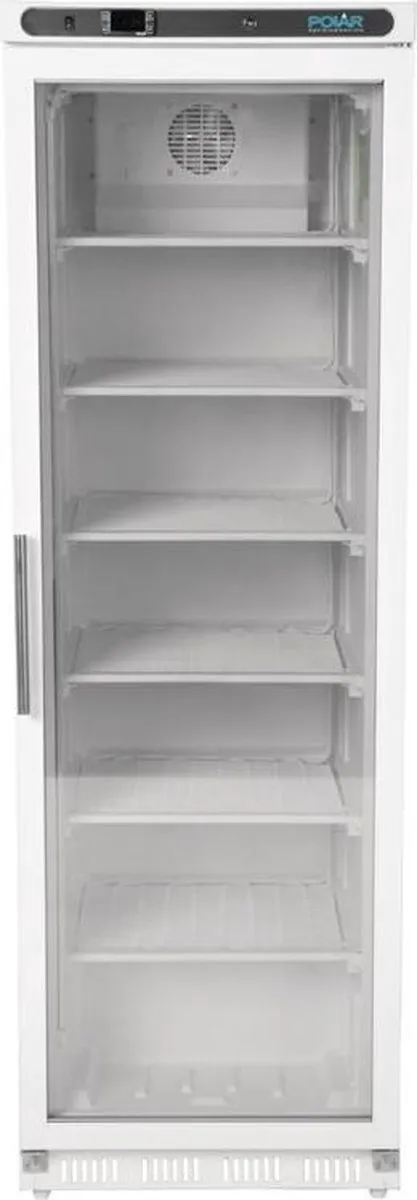 Polar C-serie display vriezer met glazen deur 365L