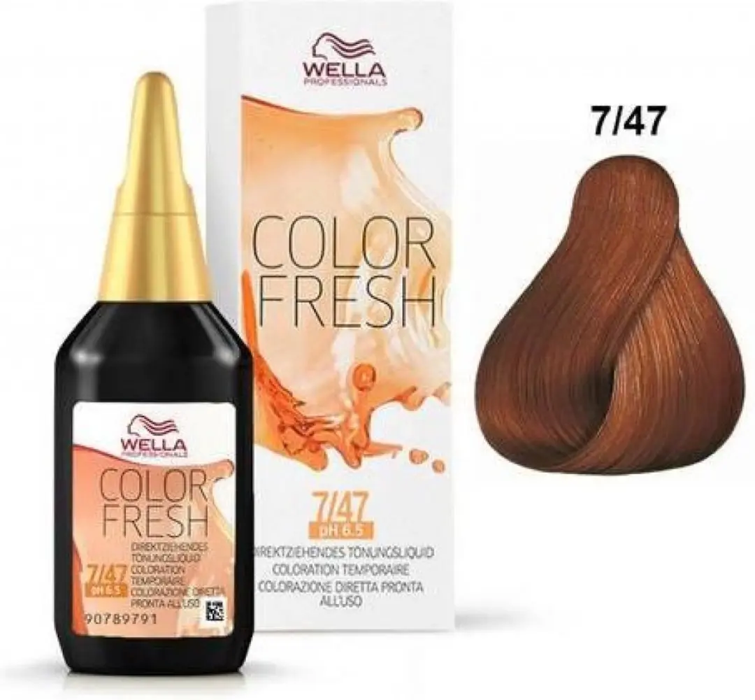 Wella Professionals Color Fresh Haarverf 7/47 Roze - 75ml