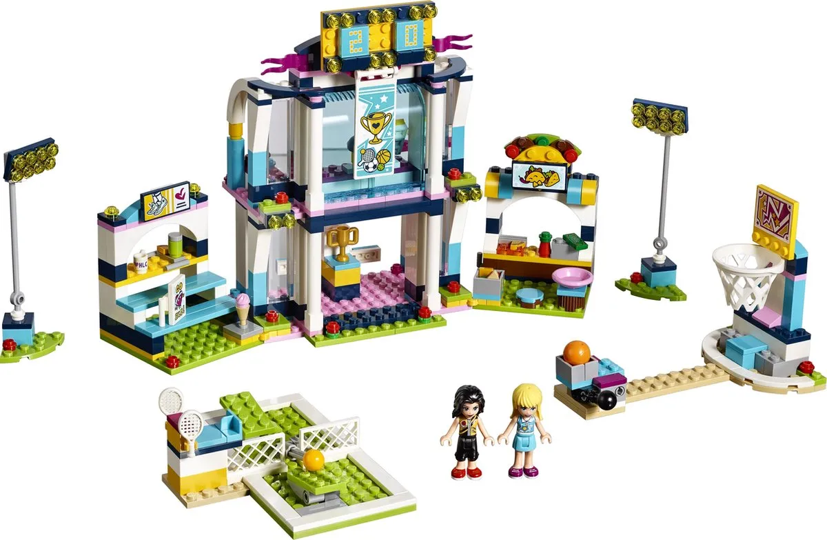 LEGO Friends Stephanie's Sportstadion 41338 - 460 Stukken - afbeelding 2 van 6