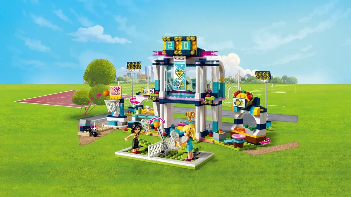 LEGO Friends Stephanie's Sportstadion 41338 - 460 Stukken - afbeelding 4 van 6