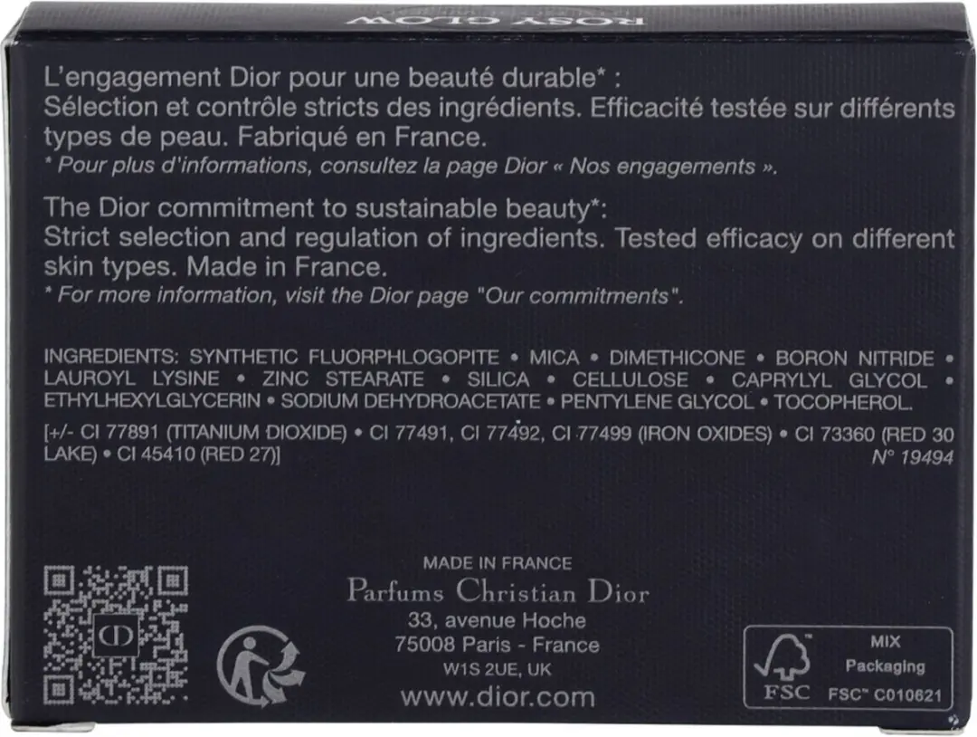 Dior Backstage Rosy Glow Blush - #012 Rosewood