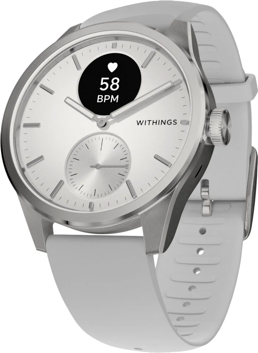 Withings ScanWatch 2 - 42mm - Hybride Smartwatch - Wit