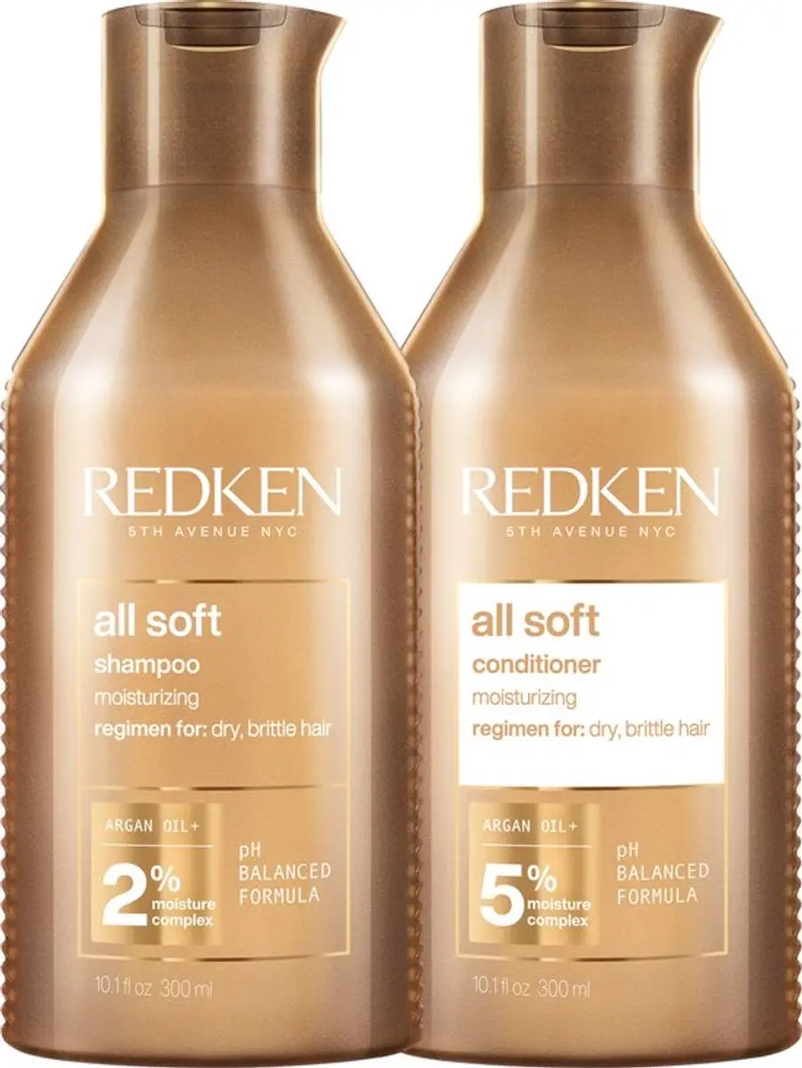 Redken All Soft Shampoo & Conditioner 300ml