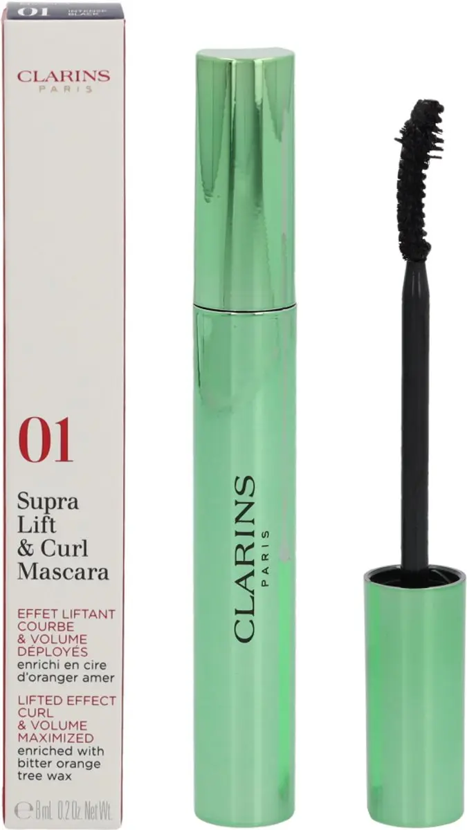 Clarins Supra Lift & Curl Mascara 01 Black - 8ml