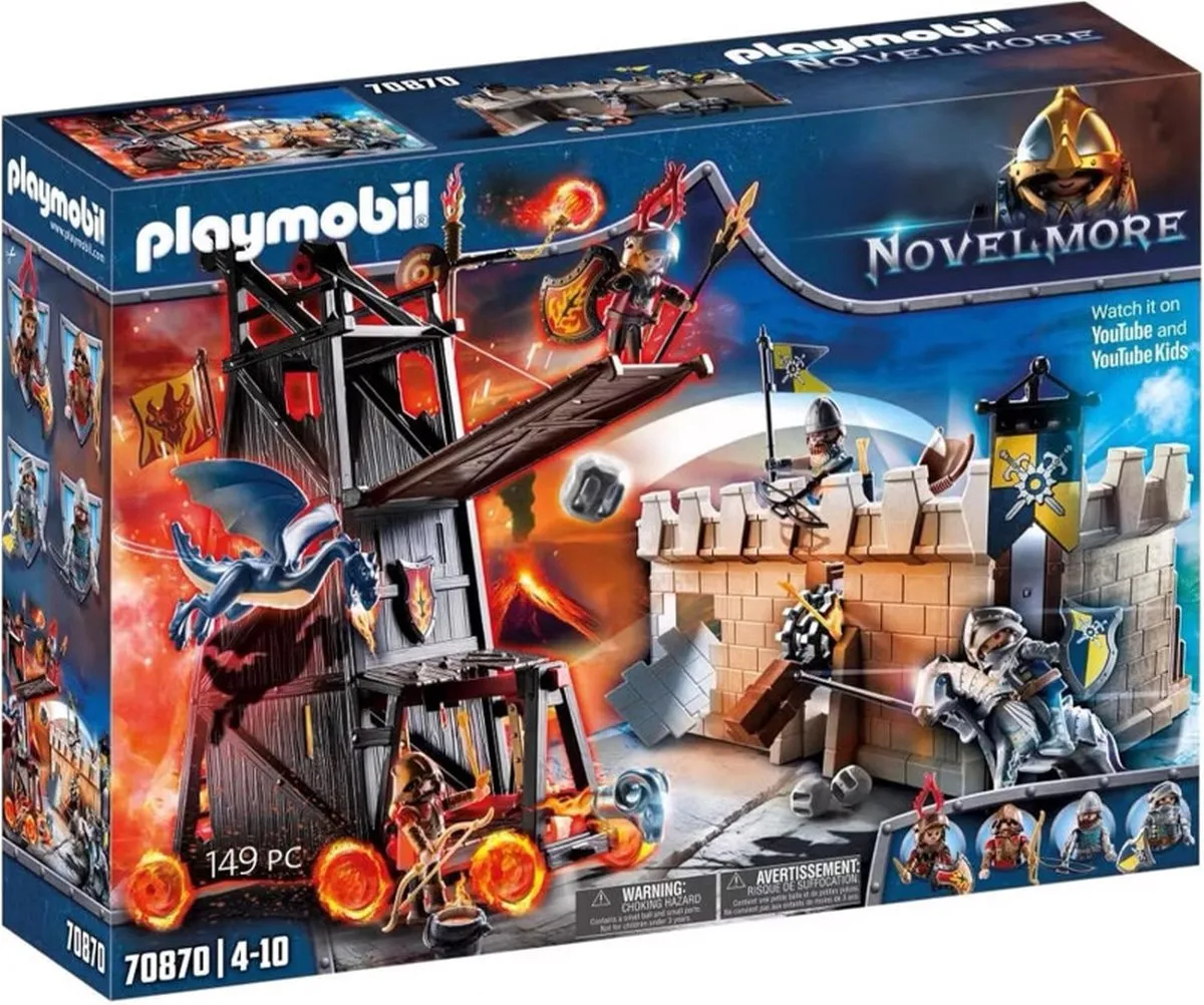 Playmobil Novelmore Aanvalstoren P-70870 - 149 Onderdelen