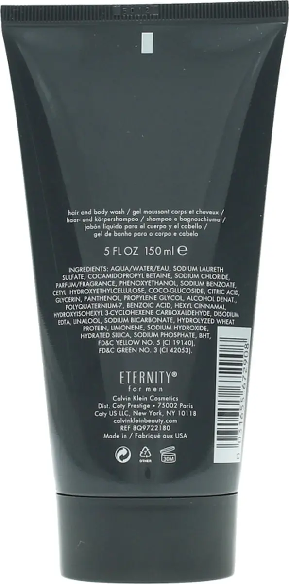 Calvin Klein Eternity For Men Hair & Body Wash 150ml