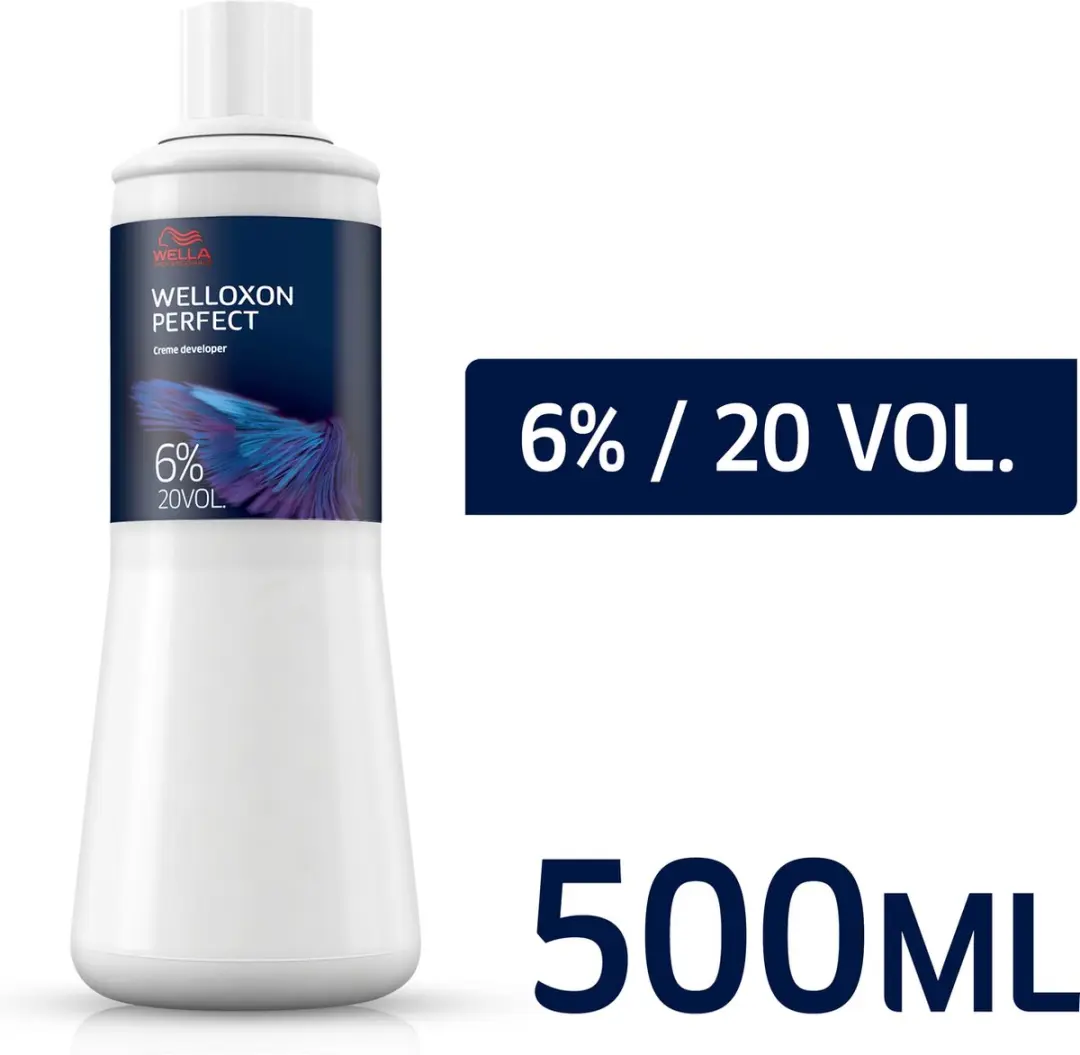Wella Welloxon Perfect 12% 40Vol Haarkleuring 60ml - Zwart
