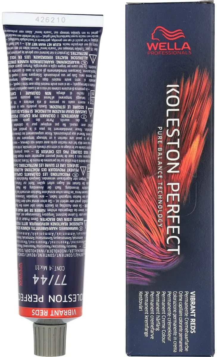 Wella Professionals Koleston Perfect Me+ Haarverf 77/44 Rood - 60ml