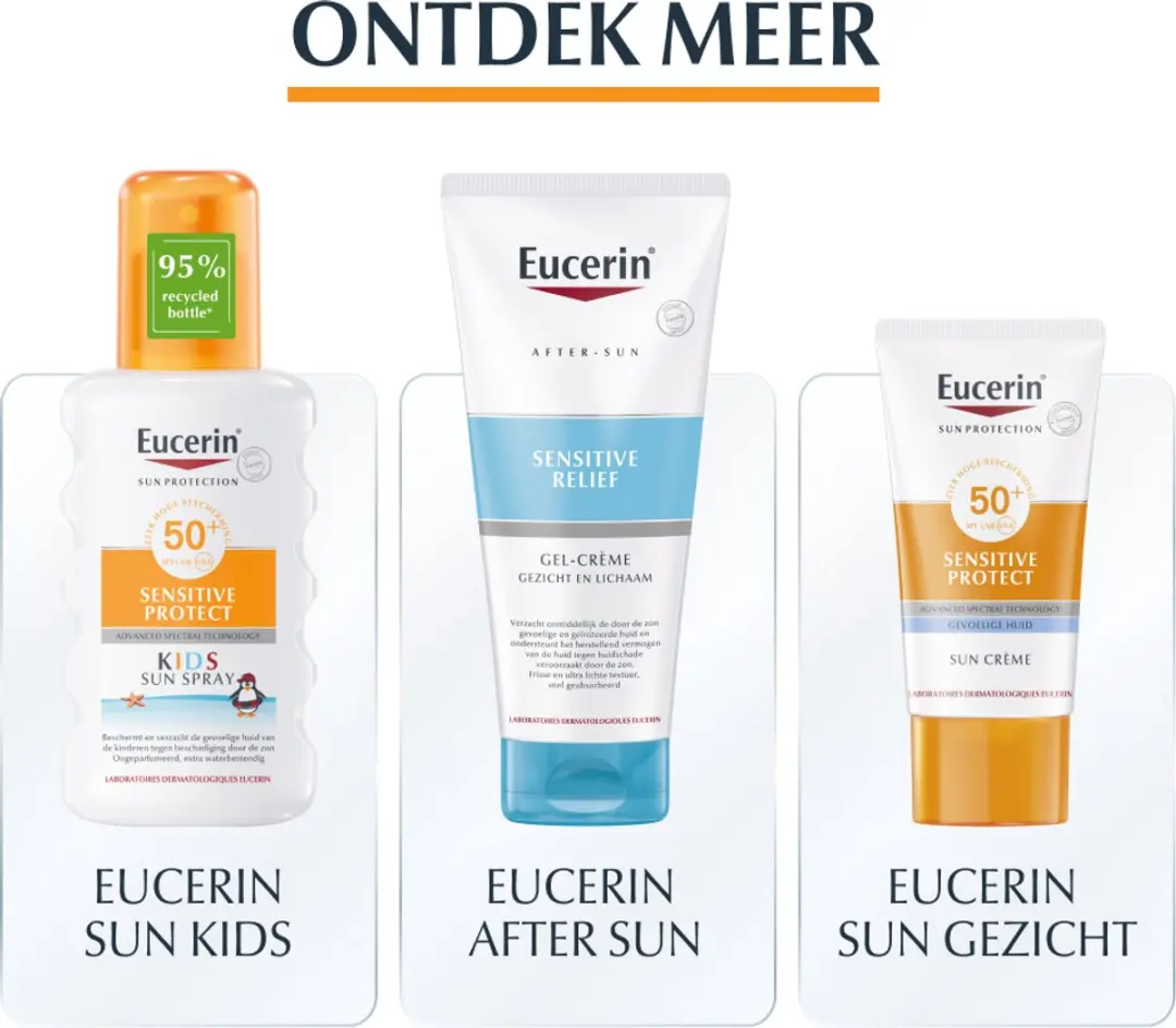 Eucerin Sensitive Protect Kids Zonnebrand Spray SPF 50+ 200ml