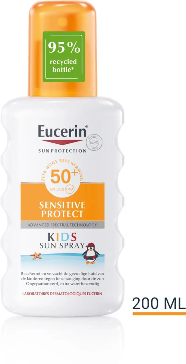 Eucerin Sensitive Protect Kids Zonnebrand Spray SPF 50+ 200ml