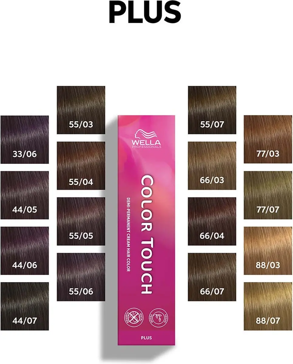 Wella Professionals Color Touch Plus 77/07 Middelblond Intensief Natuur Bruin 60ml