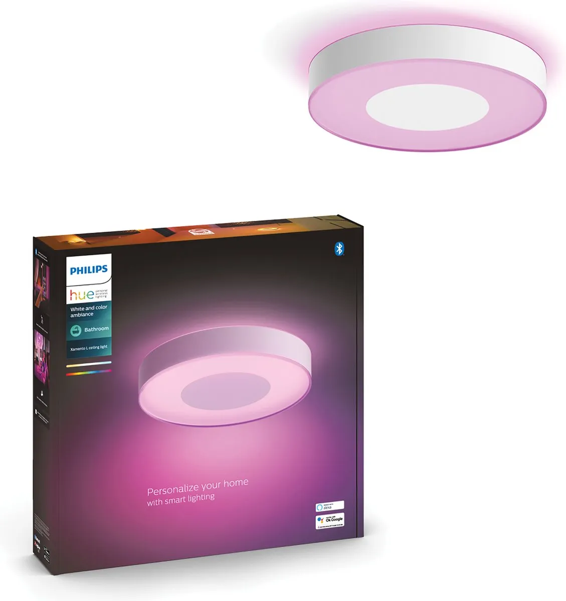 Philips Hue Xamento Badkamerplafondlamp 42cm