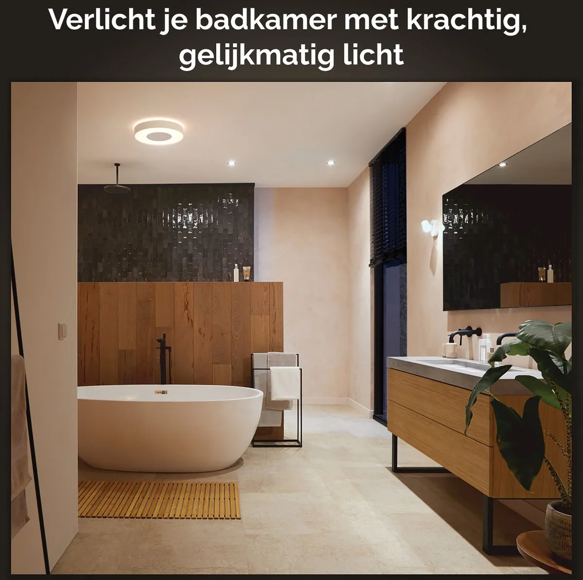 Philips Hue Xamento Badkamerplafondlamp 42cm - RGBW Wit