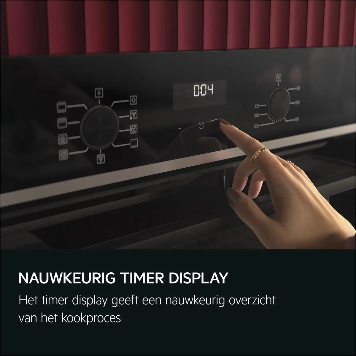 AEG 5000 Serie OU5AB2W0CK Inbouwoven - 65L - Zwart
