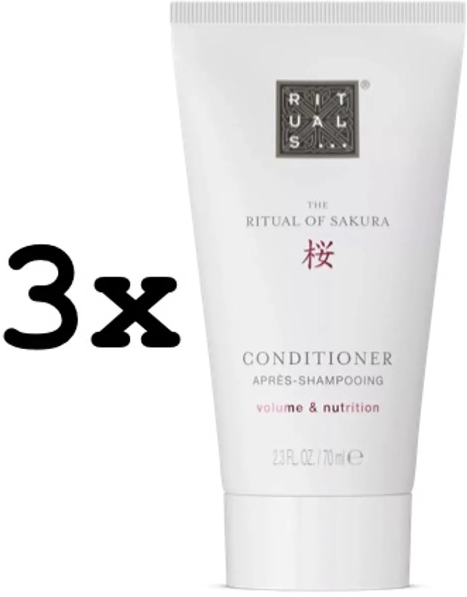 Rituals of Sakura Travel Conditioner 210ml - 3x70ml