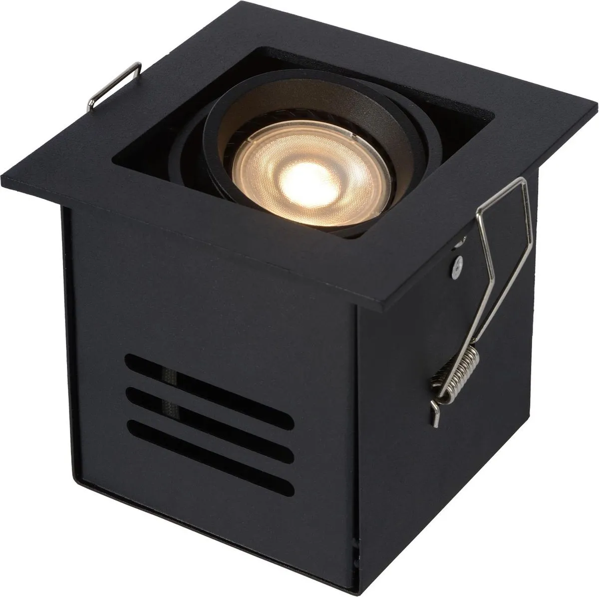 Lucide Chimney Inbouwspot GU10 - Zwart