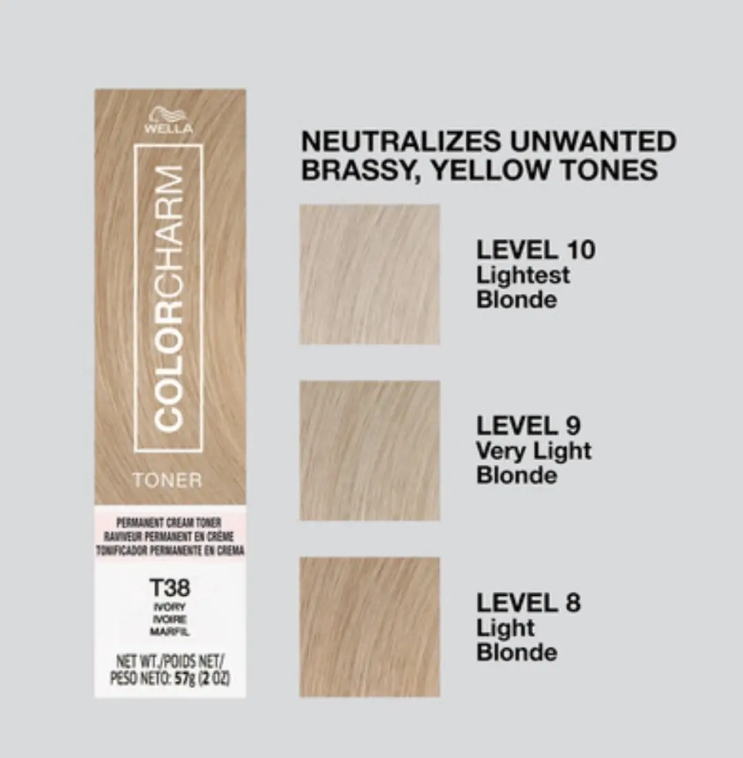 Wella Professionals Color Charm T38 Toner 167ml - 2 Stuks