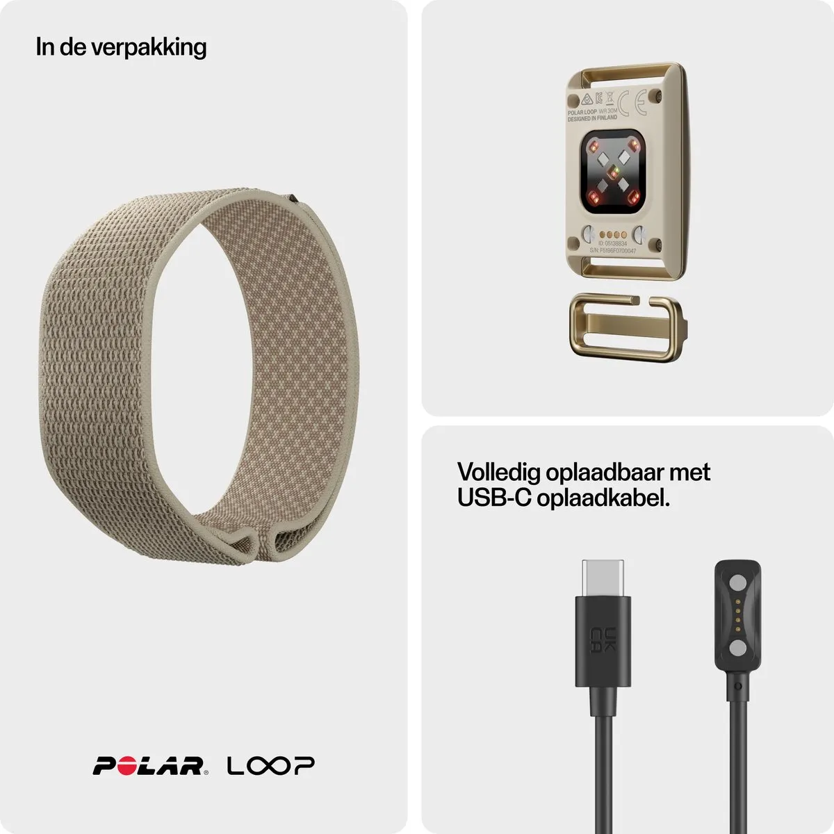 Polar Loop Wearable Health Band - SAND