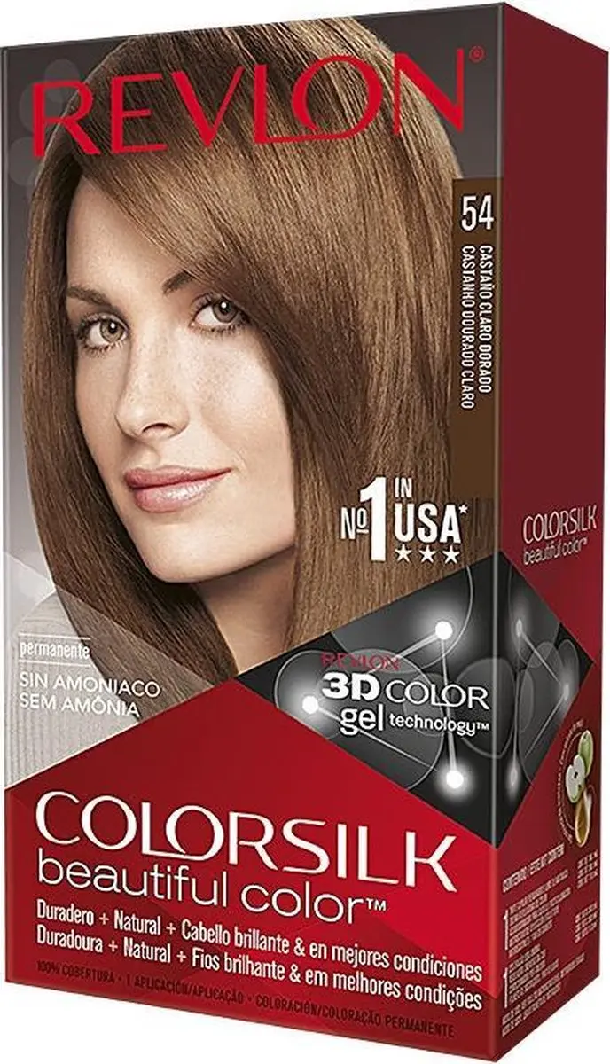 Revlon Colorsilk Light Golden Brown 54