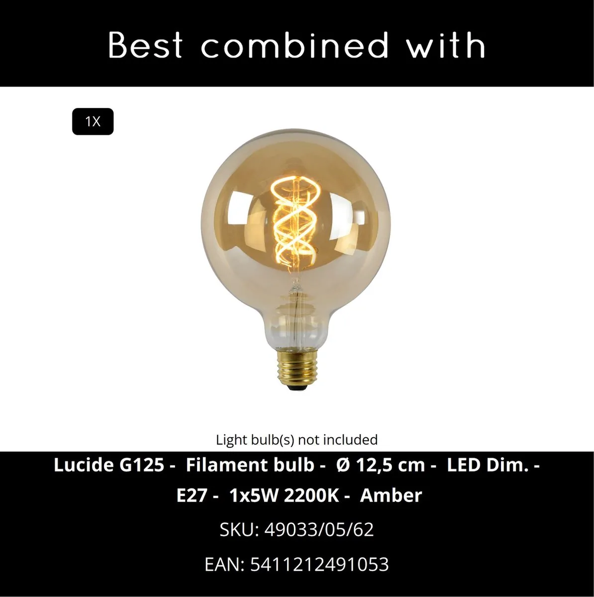 Lucide Mesh Vloerlamp Ø54cm - Mat Goud/Messing