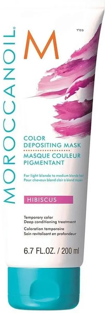 Moroccanoil Color Depositing Mask Hibiscus - Haarmasker 200ml