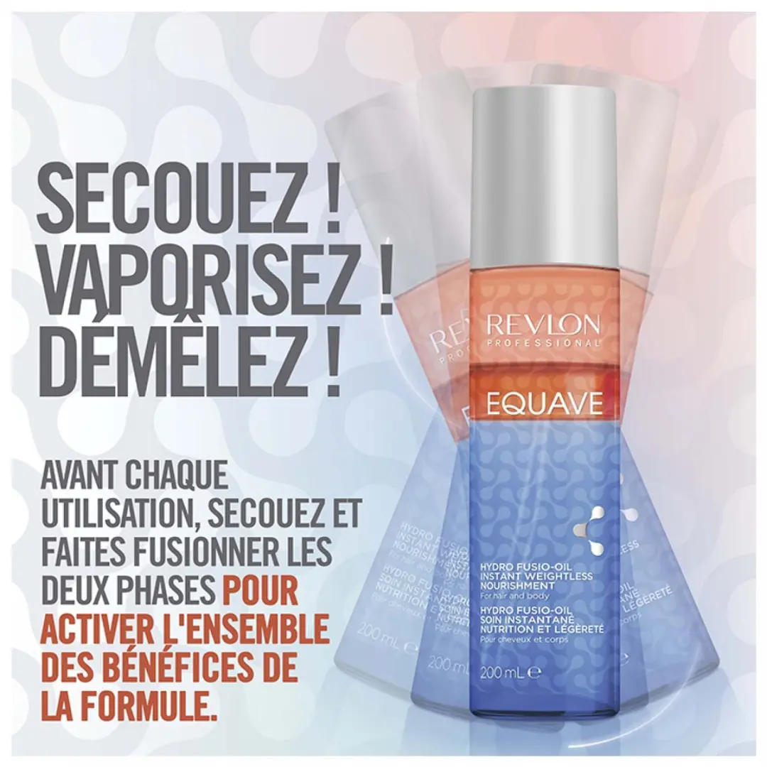 Revlon Equave 3 Phases Hydro Fusio Oil Leave-In 200ml