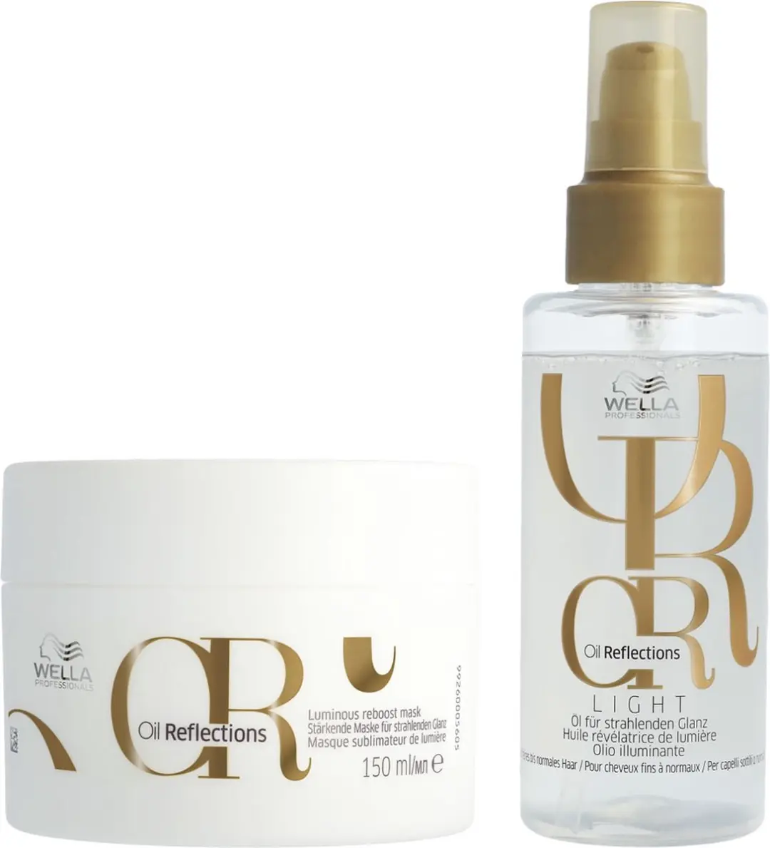 Wella Oil Reflections Luminous Reboost Mask & Light Reflective Oil