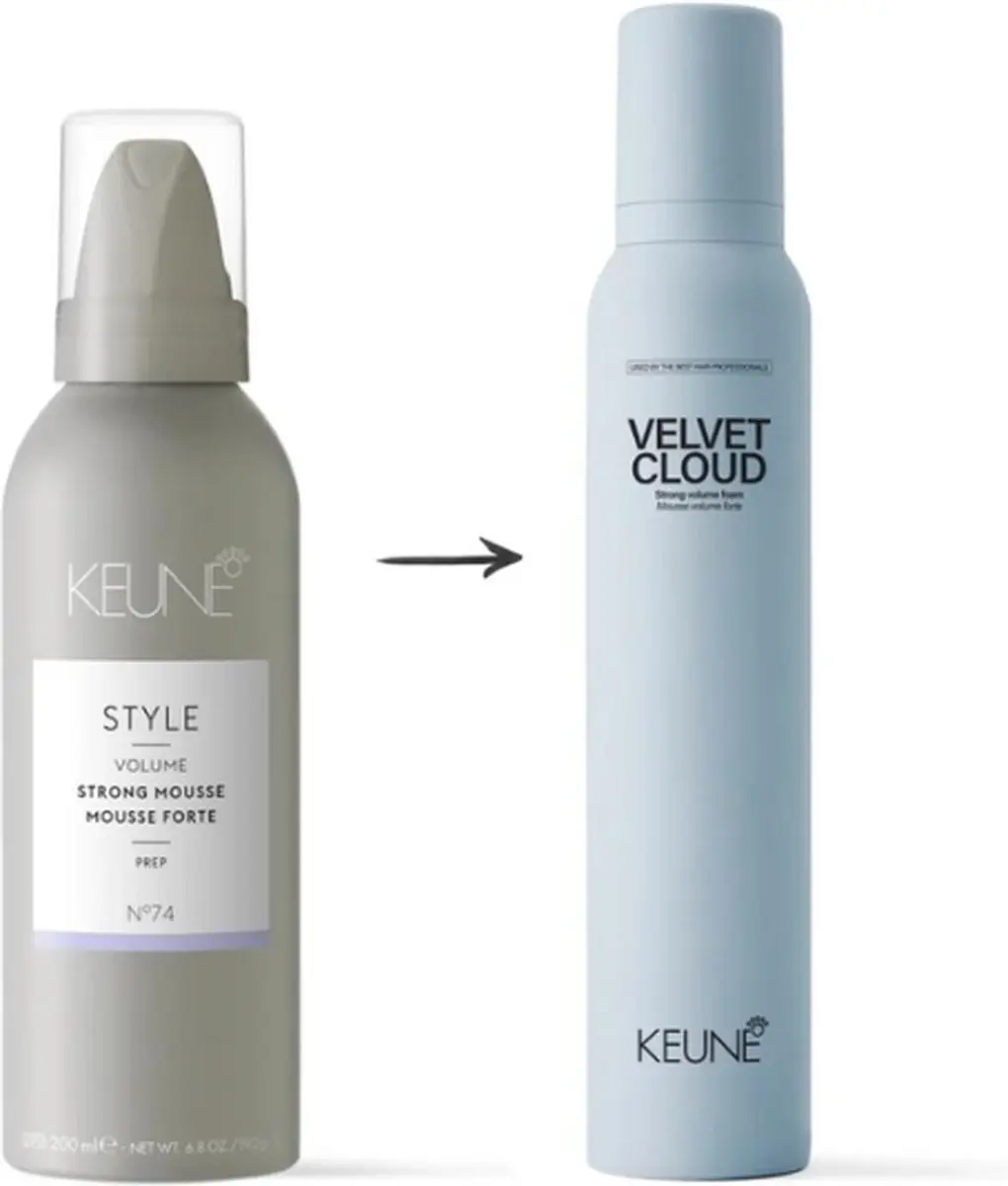 Keune Velvet Cloud Styl Strong Volume Foam 75ml