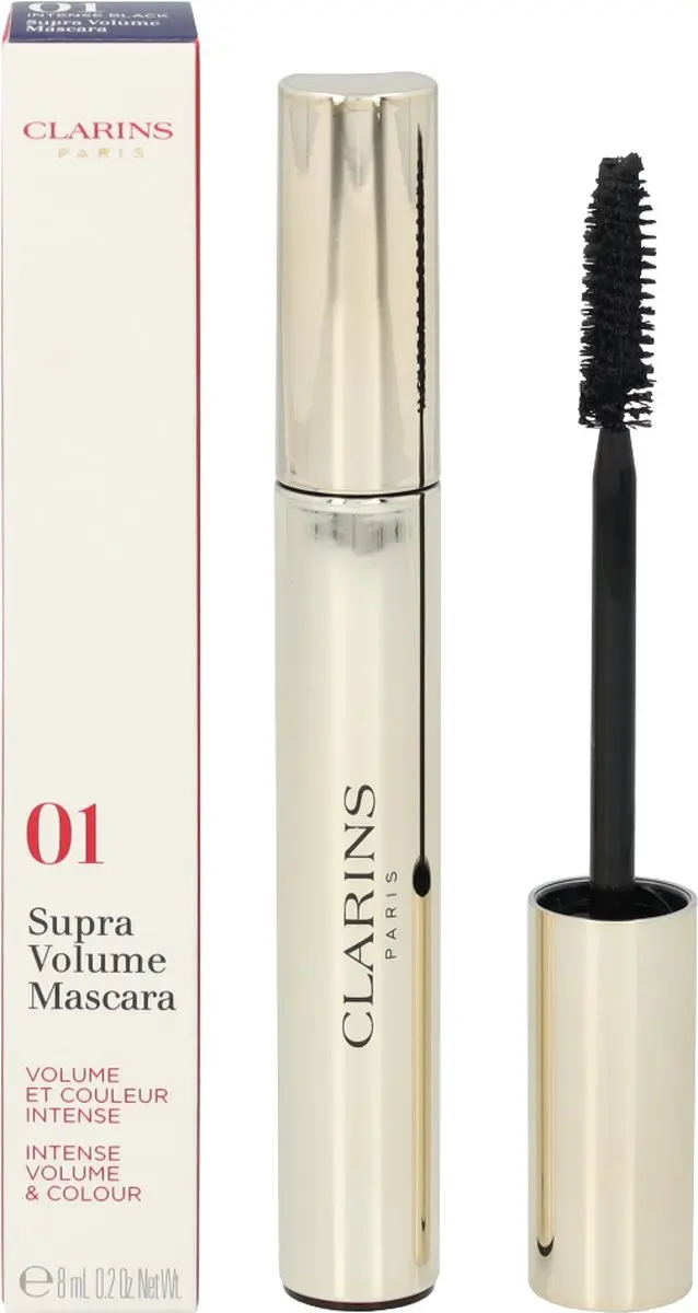 Clarins Supra Volume Mascara 01 Intense Black - 8ml