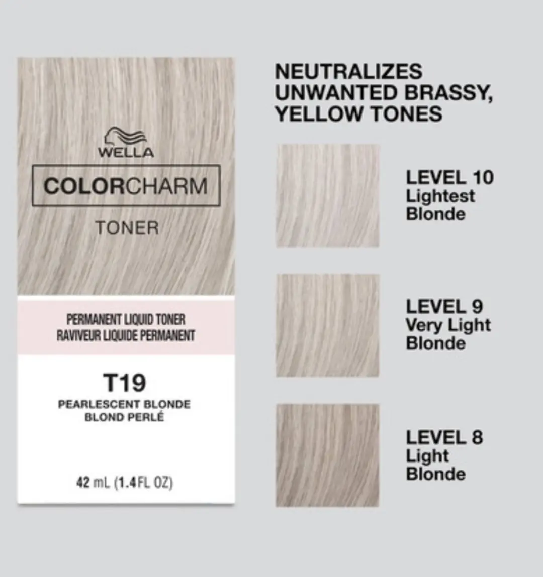 Wella Professionals Color Charm T19 Toner - 42ml - Pearlescent Blonde