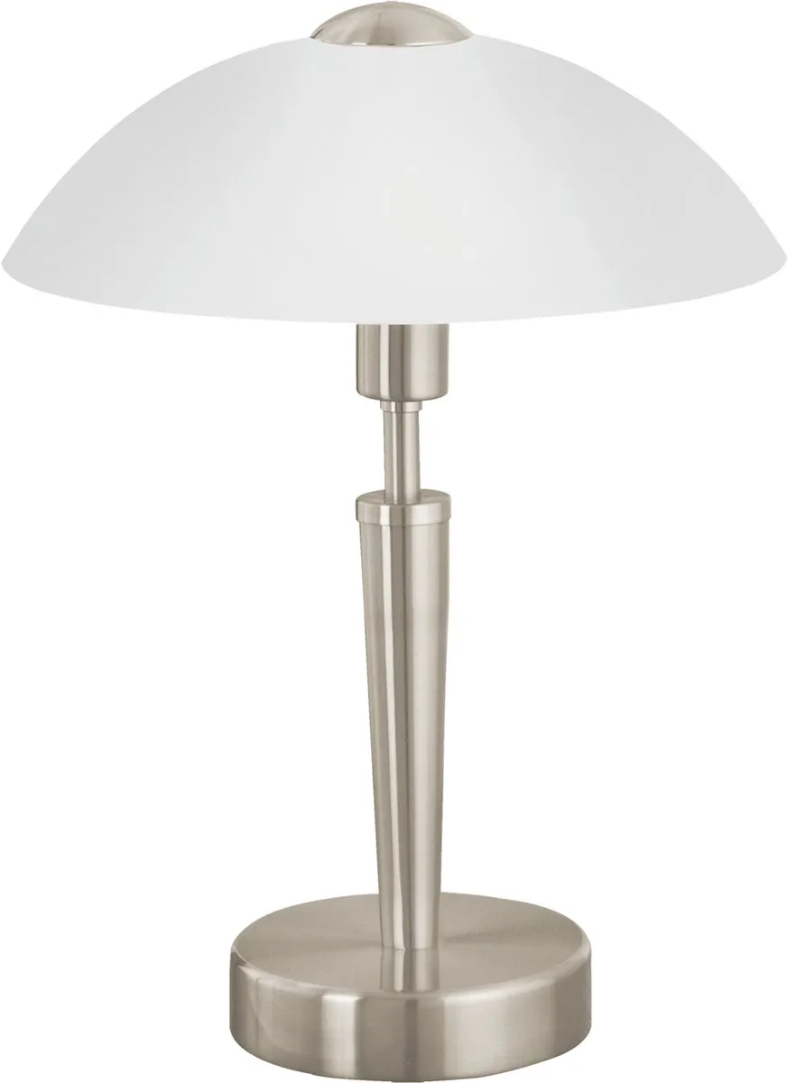 Eglo Solo 1 Tafellamp E14 - 26cm - Grijs/Wit - Dimbaar