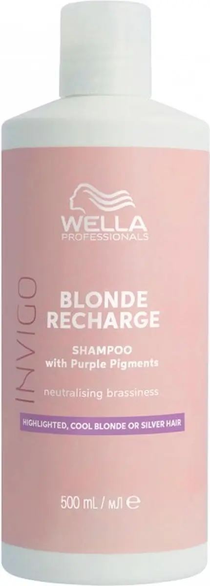 Wella Professionals Invigo Blonde Recharge Cool Blonde Shampoo 500ml