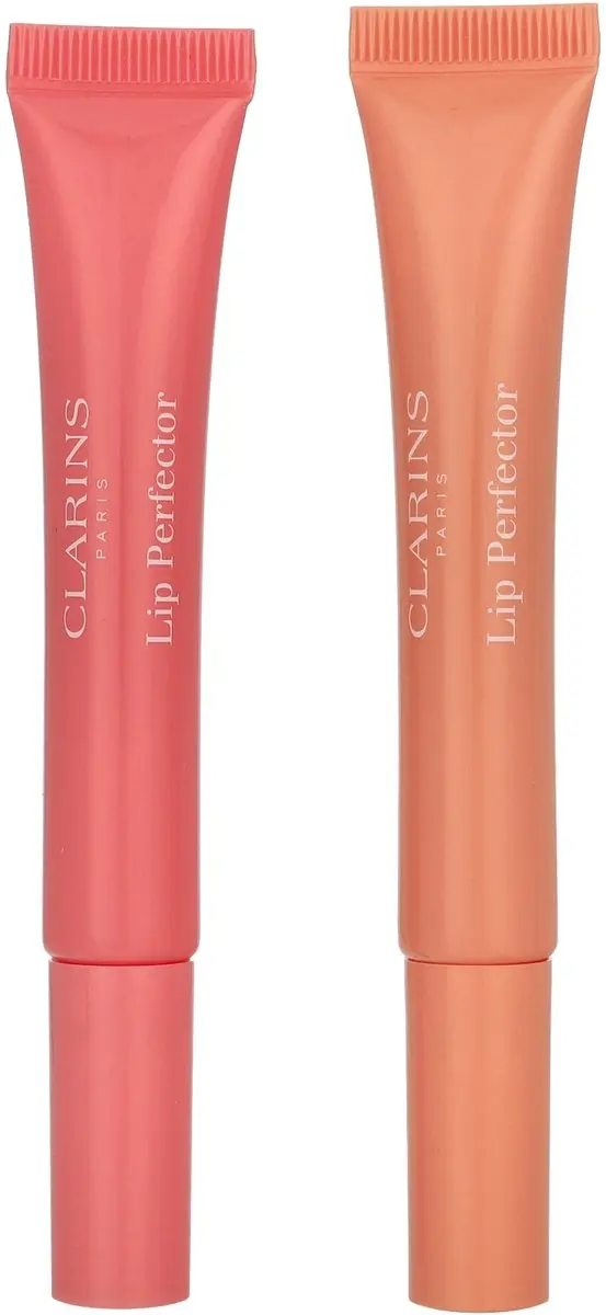 Clarins Lip Perfector Collection - 2x Lipgloss 12ml - Roze & Abrikoos