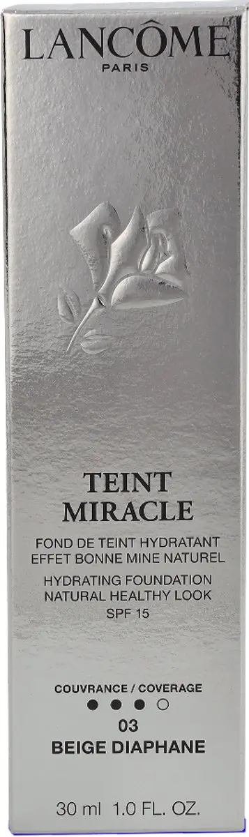 Lancôme Teint Miracle Foundation 03 Beige Diaphane - 30ml