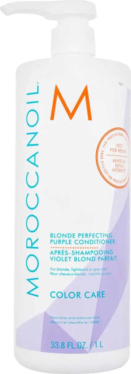 Moroccanoil Blonde Perfecting Conditioner 1000ml - Paars