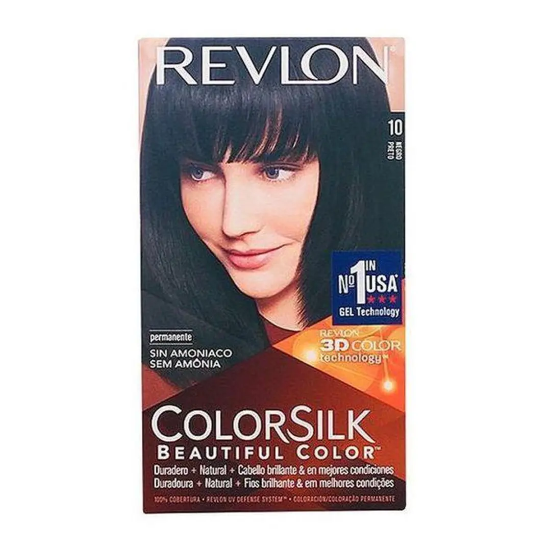 Revlon Colorsilk Haarkleur 10 Zwart - 3ml