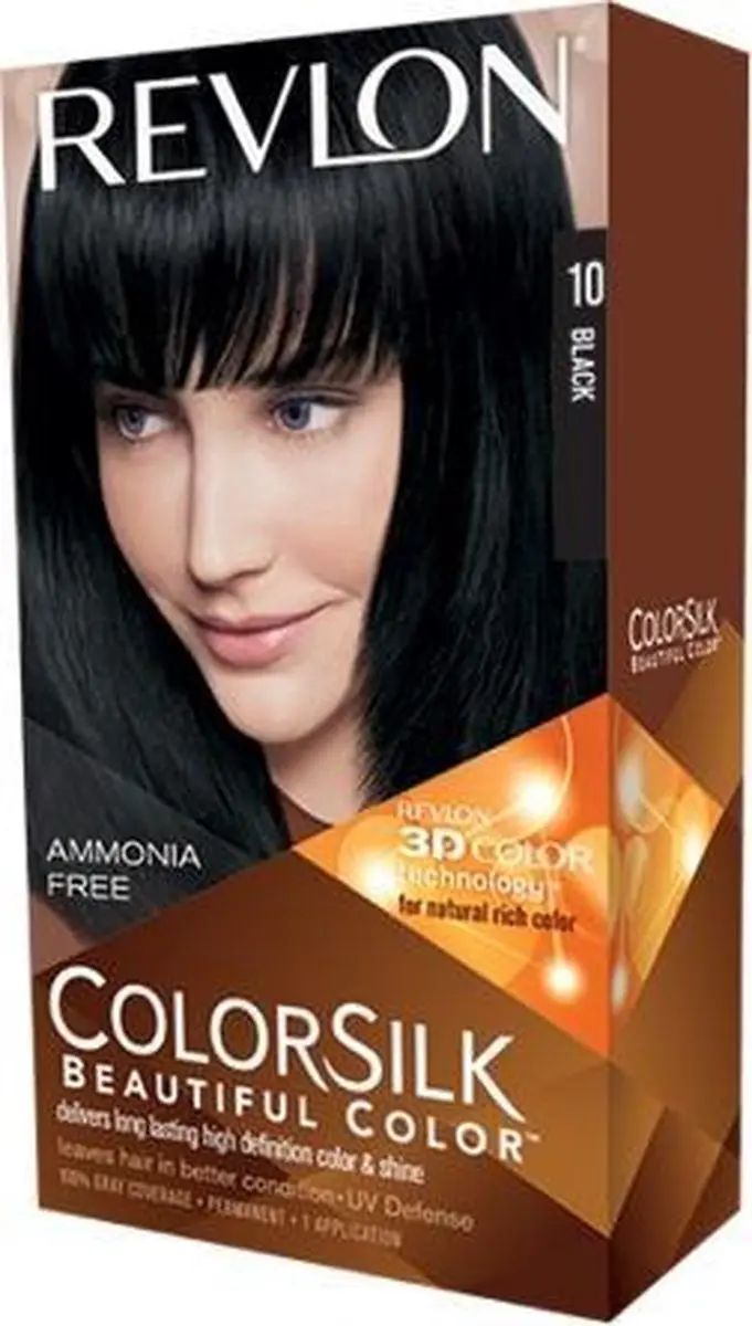 Revlon Colorsilk Haarkleur 10 Zwart - 3ml