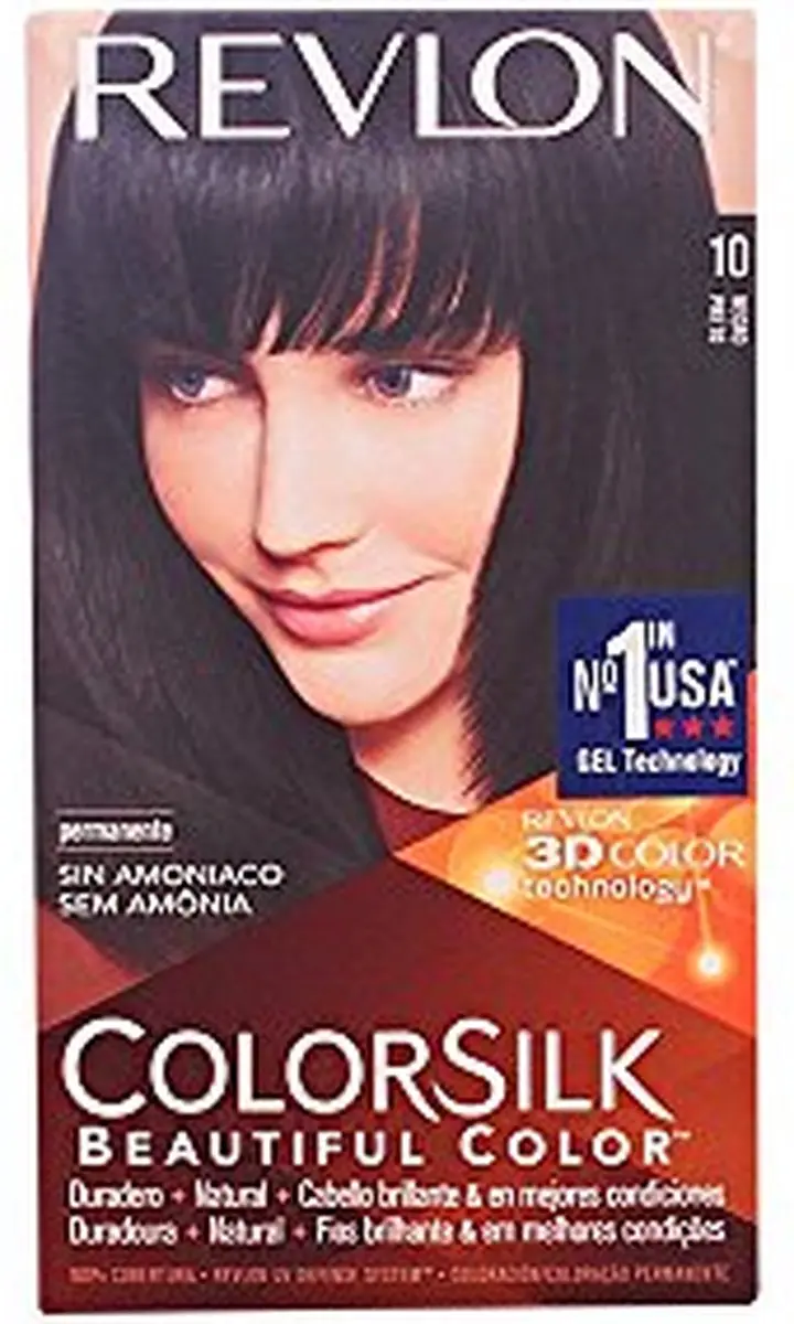 Revlon Colorsilk Haarkleur 10 Zwart - 3ml
