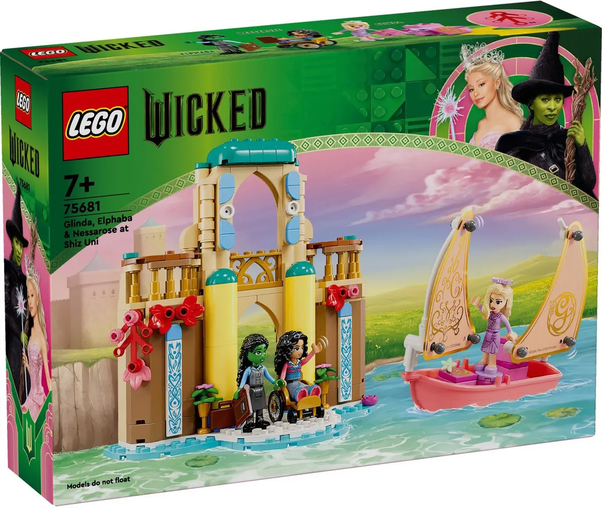 LEGO Wicked Glinda Elphaba & Nessarose Shiz University 75681 - 343 Stukken