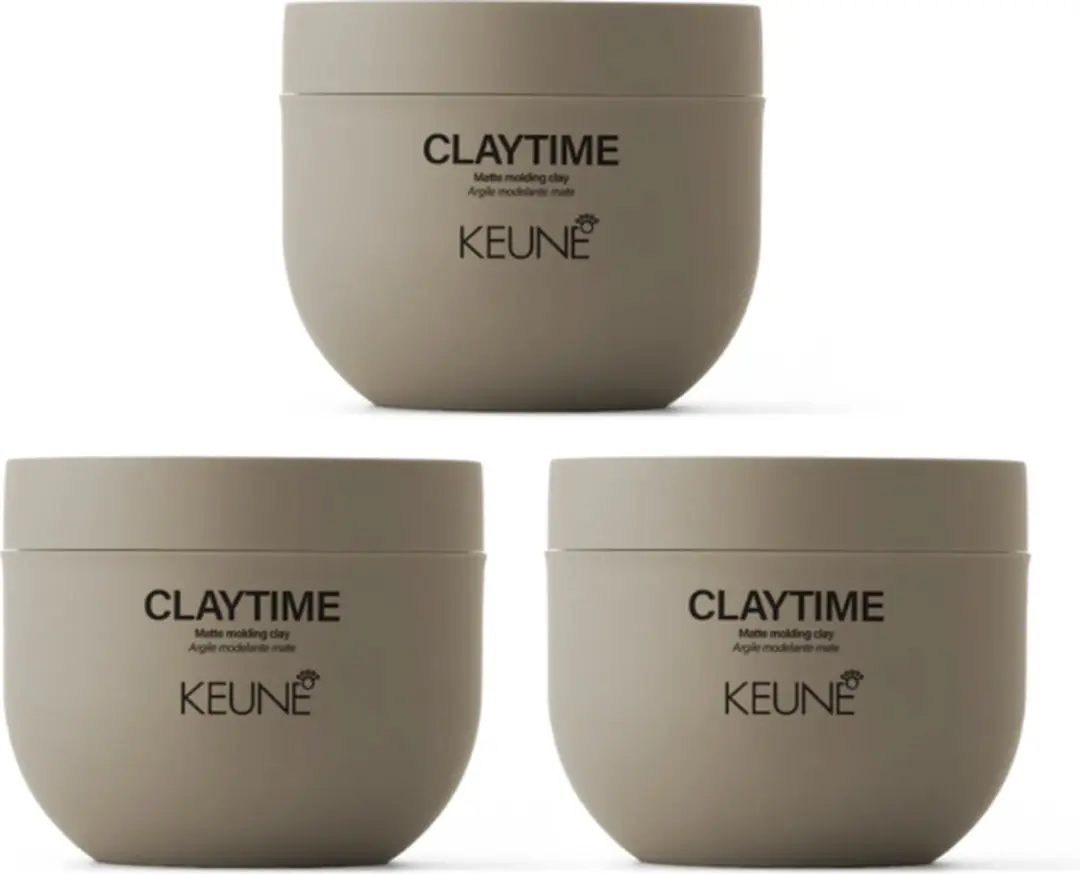 Keune Claytime Matte Molding Clay 3x100ml