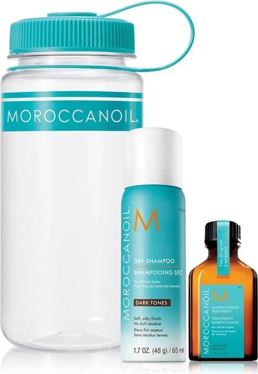 Moroccanoil Gym Essentials Donker - Droogshampoo & Haarolie Set - 685ml