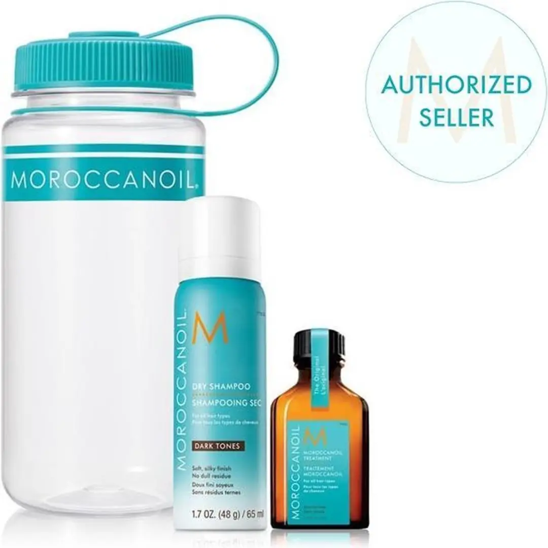 Moroccanoil Gym Essentials Donker - Droogshampoo & Haarolie Set - 685ml
