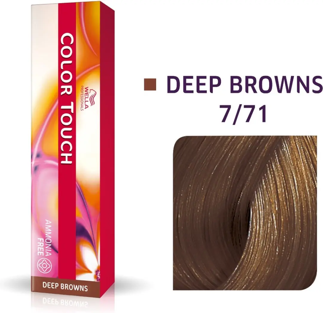 Wella Professionals Color Touch 7/71 Deep Browns Haarverf 60ml - Zwart
