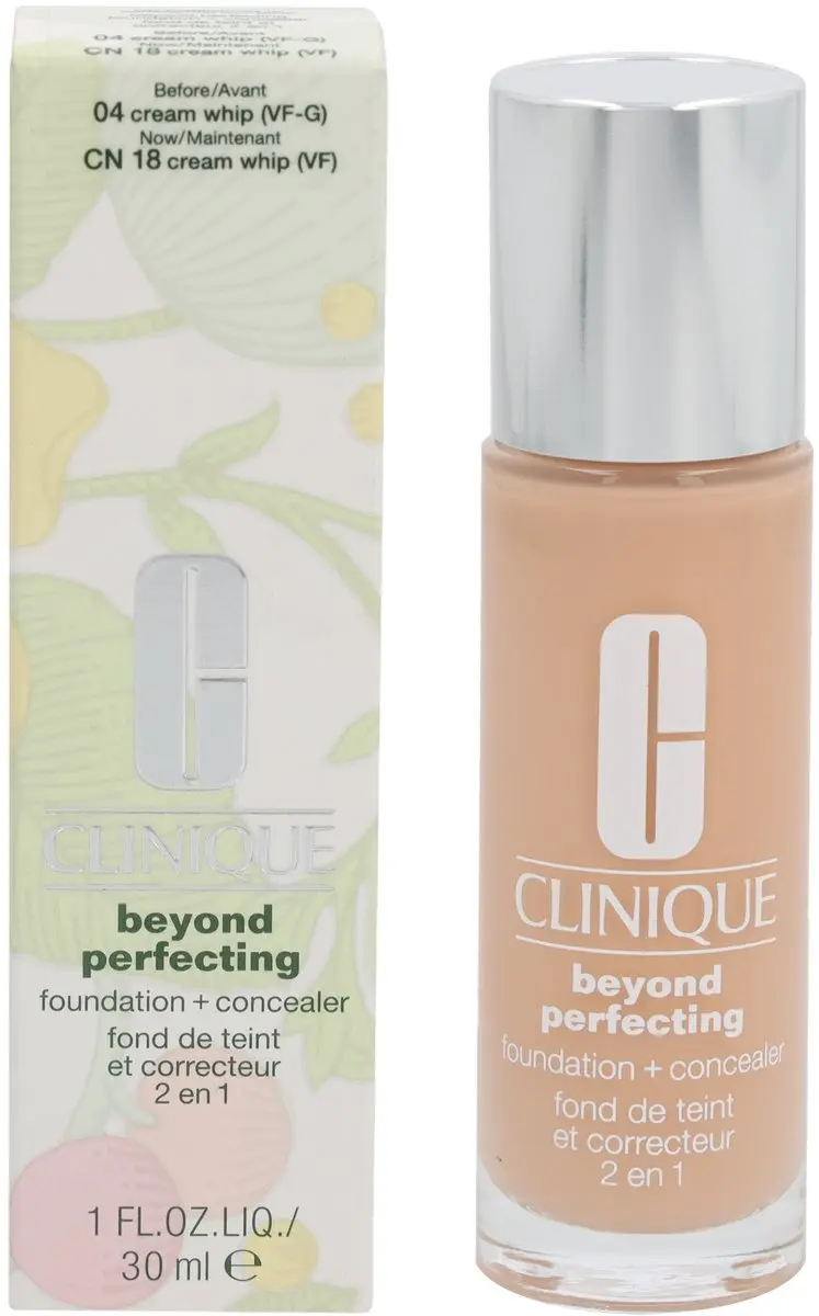 Clinique Beyond Perfecting Foundation + Concealer 04 Cream Whip - 30ml