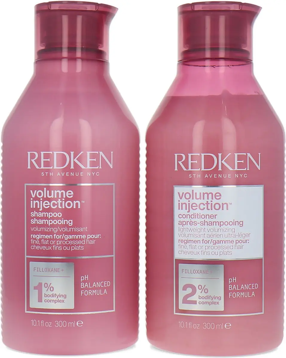 Redken Volume Injection Shampoo & Conditioner 2x300ml