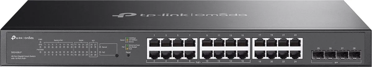 TP-Link Omada SG2428LP Managed Switch 24x PoE - 56 Gbps