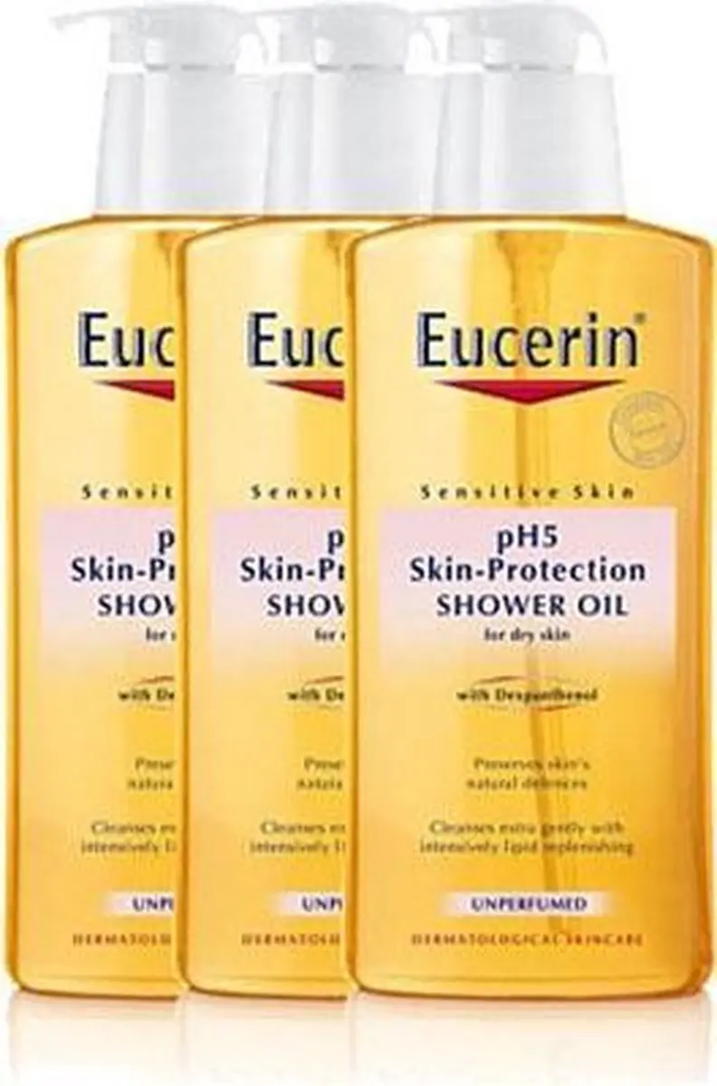 Eucerin Doucheolie Parfum Voordeelverpakking 3x400ml